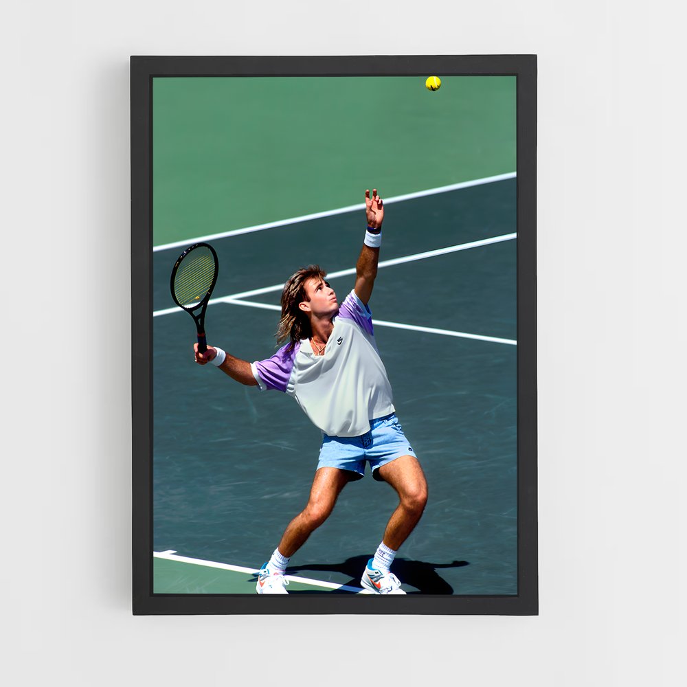 Poster agassi hommage – affiche Tennis (vue 2)